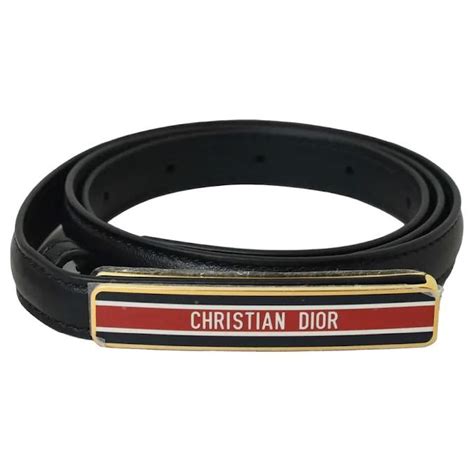 ceinture dior femme noir